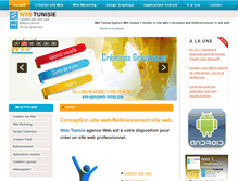 Tablet Screenshot of agenceweb-tunisie.com